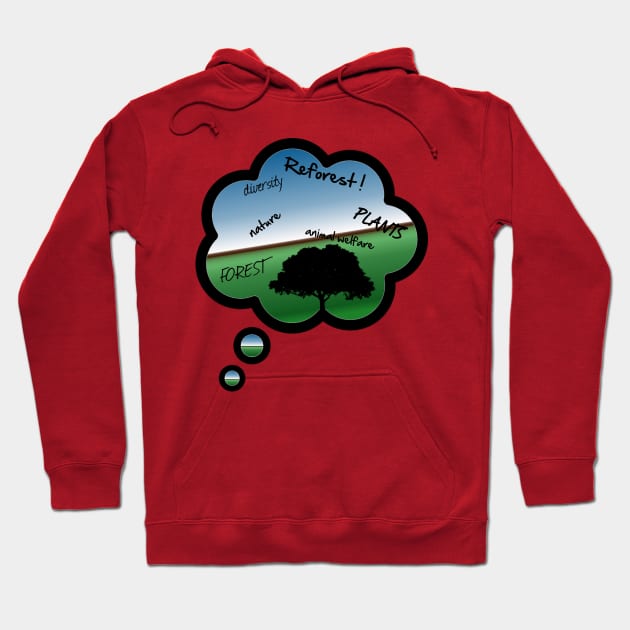 Think nature Hoodie by SpassmitShirts